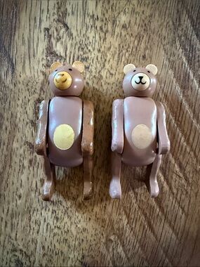 Fisher Price Little People 2 Bears 1970s